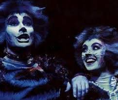 Drew Varley and Jo Gibb as Mungojerrie and Rumpleteazer in West End in 1997